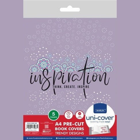 GUNMANSA Marlin A4 Inspiration PreCut 5 Pack Book Cover