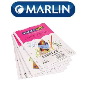 GUNMANSA Marlin A4 Punched Exam Pad 80 page 5 pack