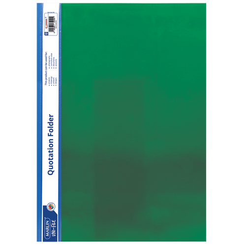 GUNMANSA Marlin A4 Quotation and Presentation Folder Green