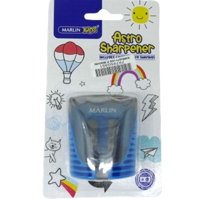 GUNMANSA Marlin Astro Stand Up 2 Hole Sharpener Blue