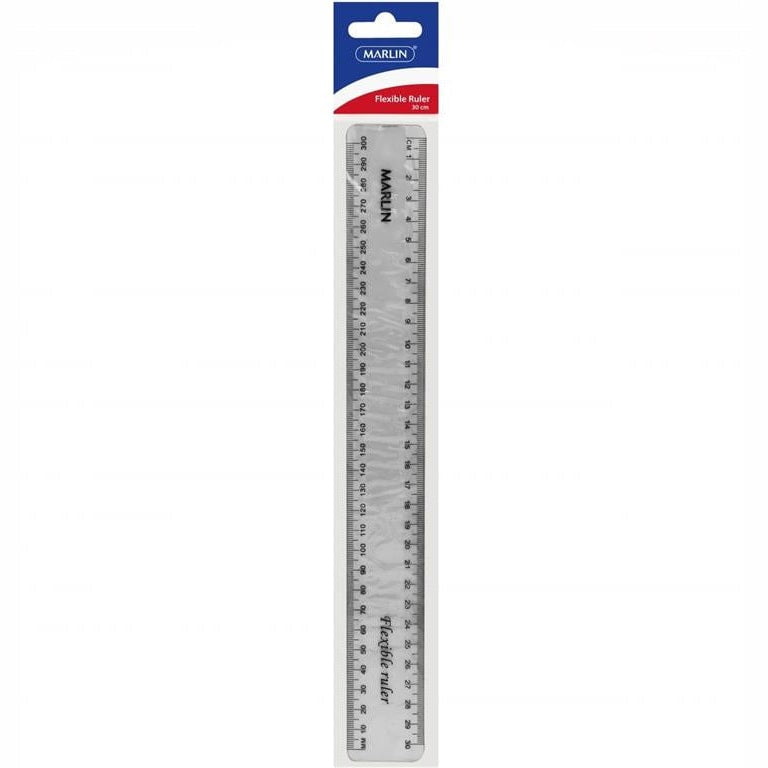 GUNMANSA Marlin Flexible 30cm Ruler Clear