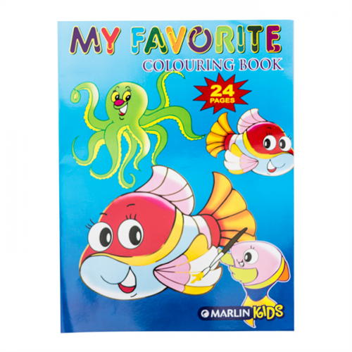 GUNMANSA Marlin Kids Favourite Colouring Book 24 page