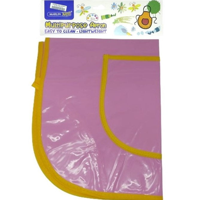 GUNMANSA Marlin Multi Purpose Kids Plastic Aprons Pink