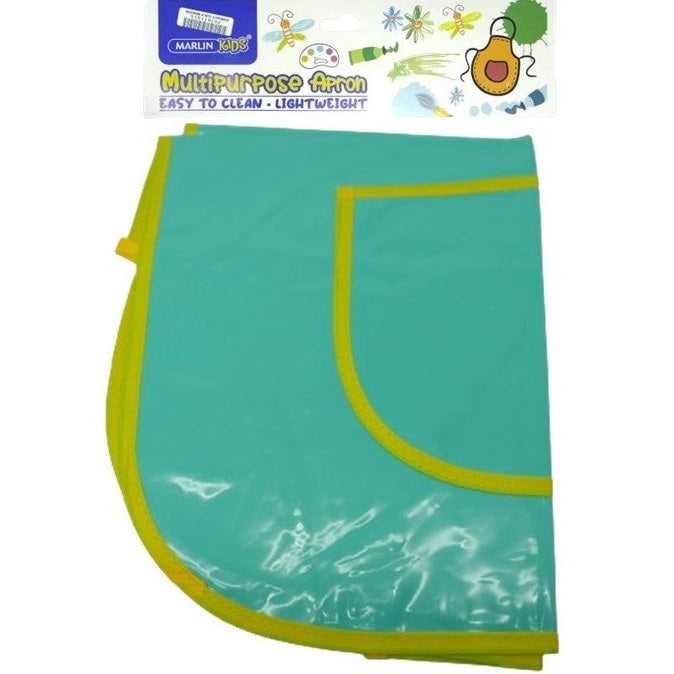 GUNMANSA Marlin Multi Purpose Kids Plastic Aprons Teal Green