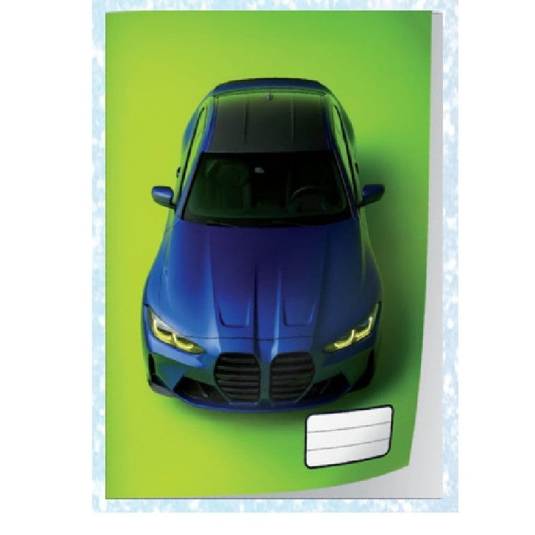 GUNMANSA Marlin PreCut A4 Book Covers Blue BMW M3 5pack