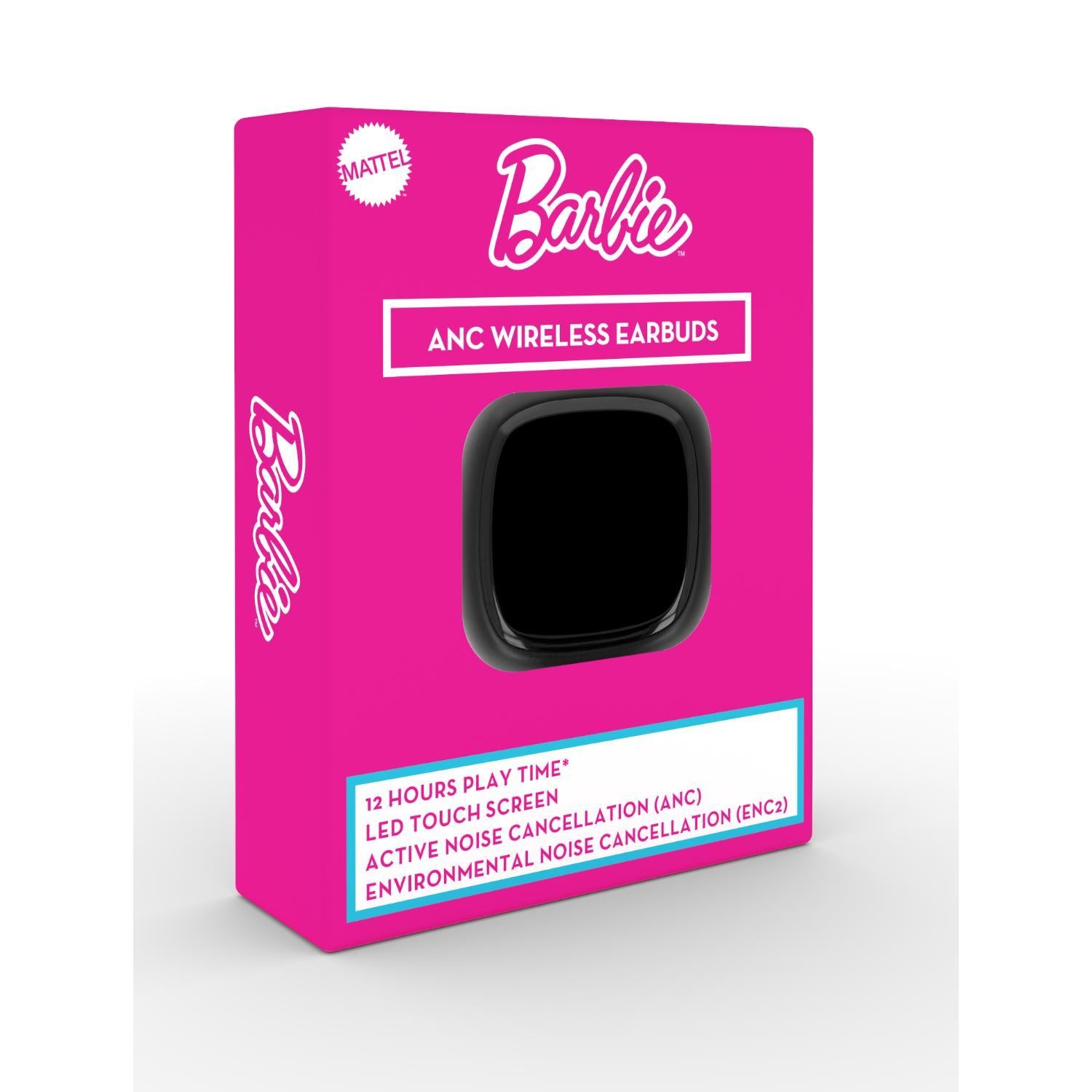 GUNMANSA Mattel Barbie ANC Wireless Earbuds - Black