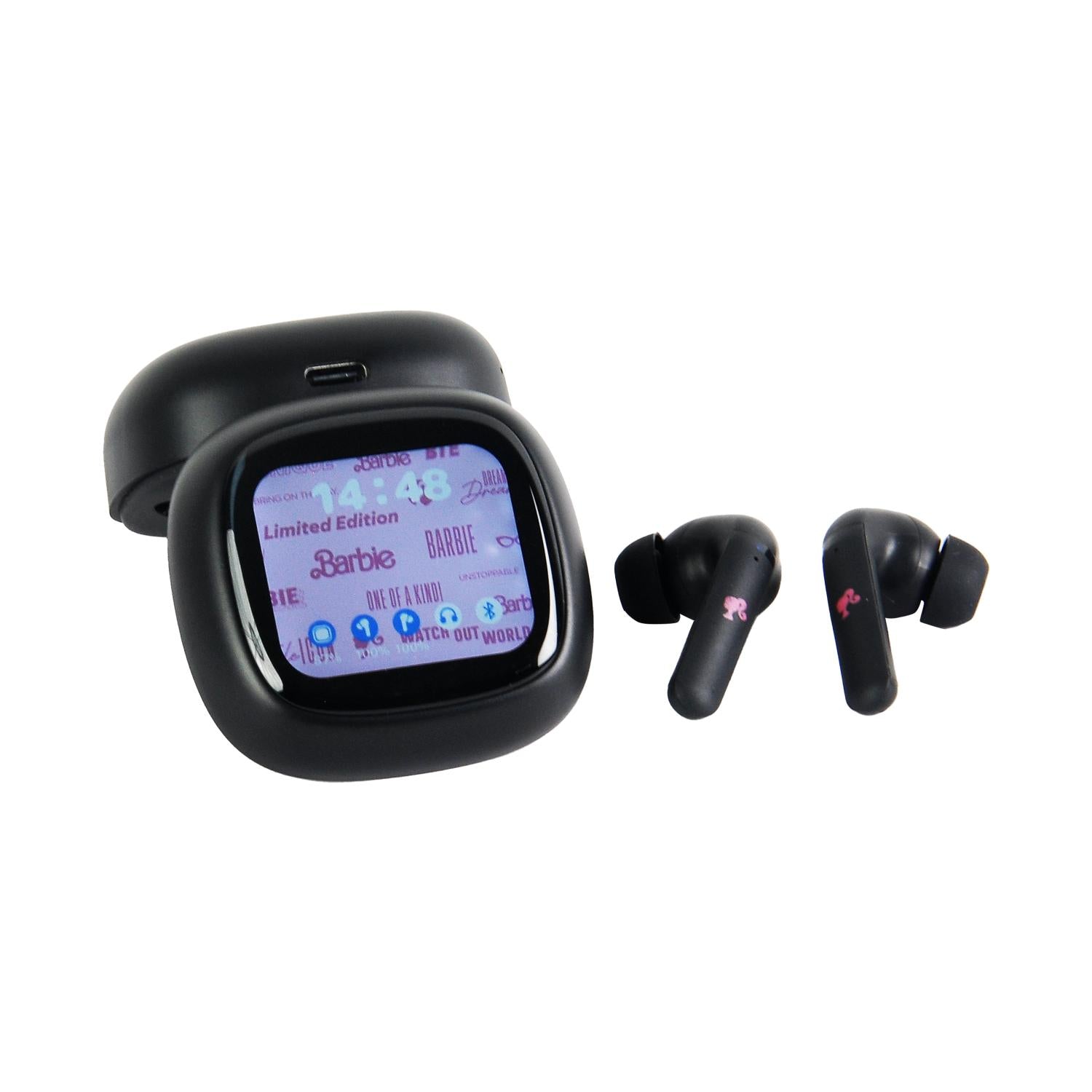 GUNMANSA Mattel Barbie ANC Wireless Earbuds - Black