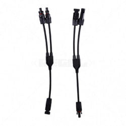 GUNMANSA MC4 2 Way Y-branch connector with cable (pair)