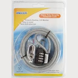 GUNMANSA MECER 4 DIAL DESKTOP CABLE LOCK
