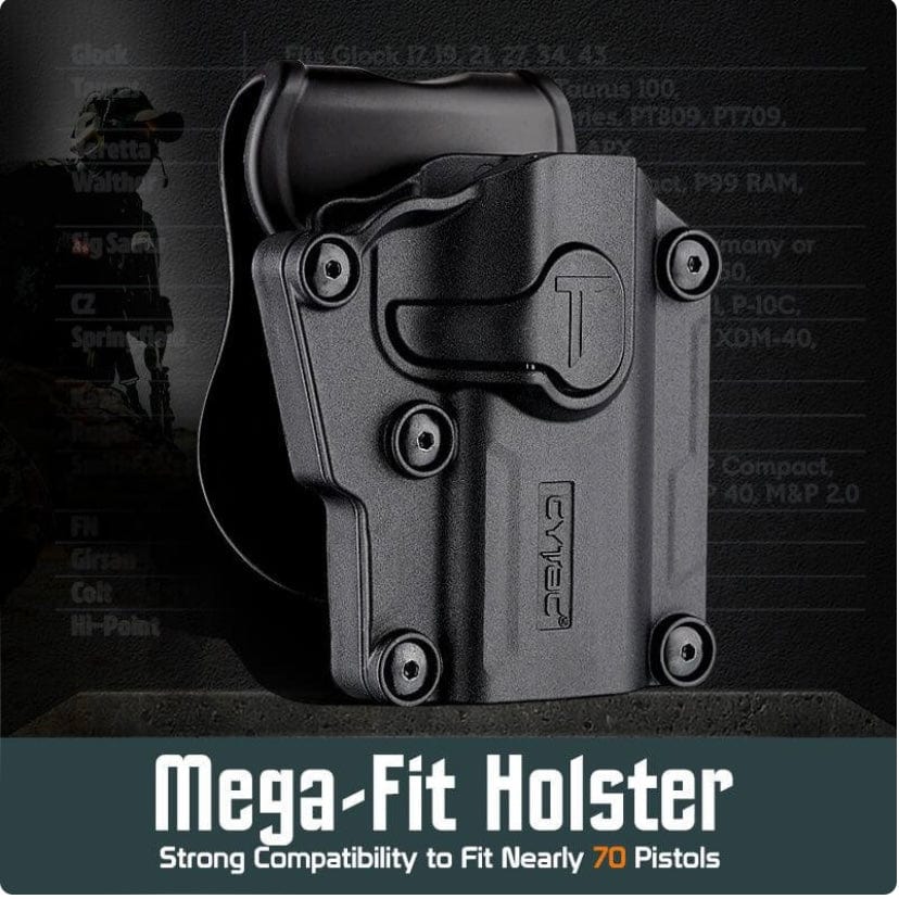 GUNMANSA MEGA UNIVERSAL LEFT HAND CYTEC HOLSTER OWB