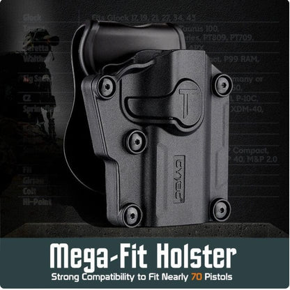 GUNMANSA MEGA UNIVERSAL LEFT HAND CYTEC HOLSTER OWB