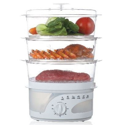 GUNMANSA Mellerware 3 Tier 9 Litre Food Steamer
