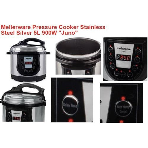 GUNMANSA Mellerware 5L Pressure Cooker 900w; Digital display