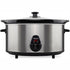 GUNMANSA Mellerware Slow Cooker Stainless Steel Brushed 6.5L 320W