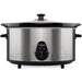 GUNMANSA Mellerware Slow Cooker Stainless Steel Brushed 6.5L 320W