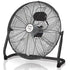 GUNMANSA Mellerware Steel Black Hi Velocity 40cm 3 Speed Floor Fan