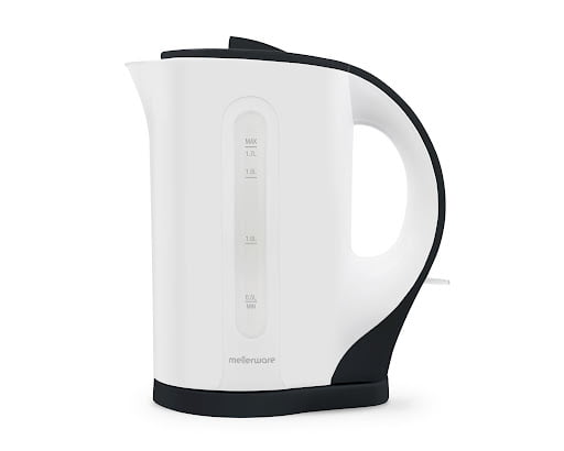 GUNMANSA Mellerware Tugela 1.7L Black & White Cordless Plastic Kettle