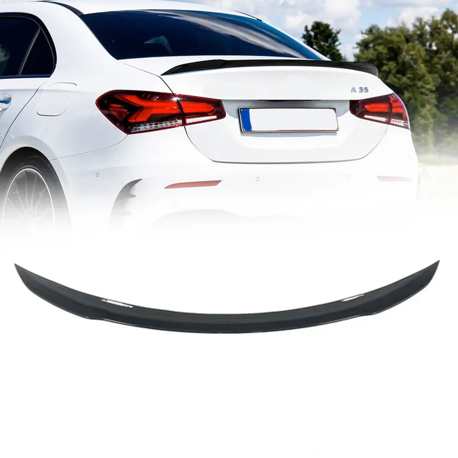 GUNMANSA Merc W177 Sedan (19-22) Gloss Black AMG Style Plastic Boot Spoiler
