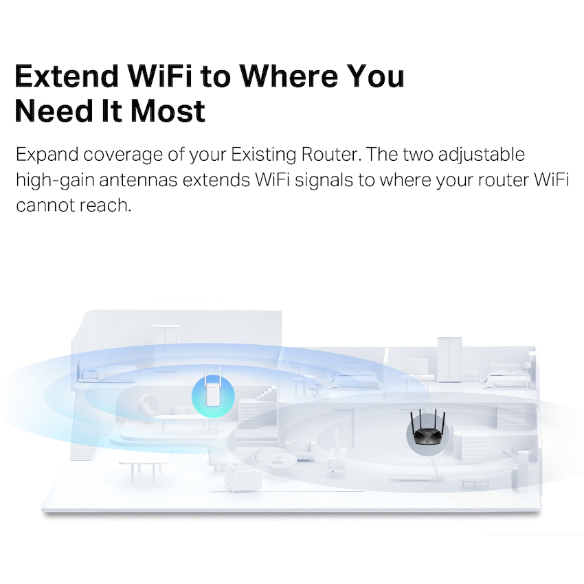GUNMANSA Mercusys ME70X AX1800 Wi-Fi 6 Range Extender