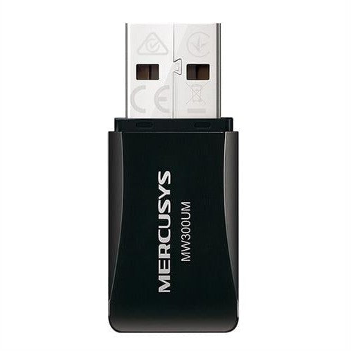GUNMANSA Mercusys MW300UM N300 Wireless Mini USB Adapter