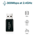 GUNMANSA Mercusys MW300UM N300 Wireless Mini USB Adapter