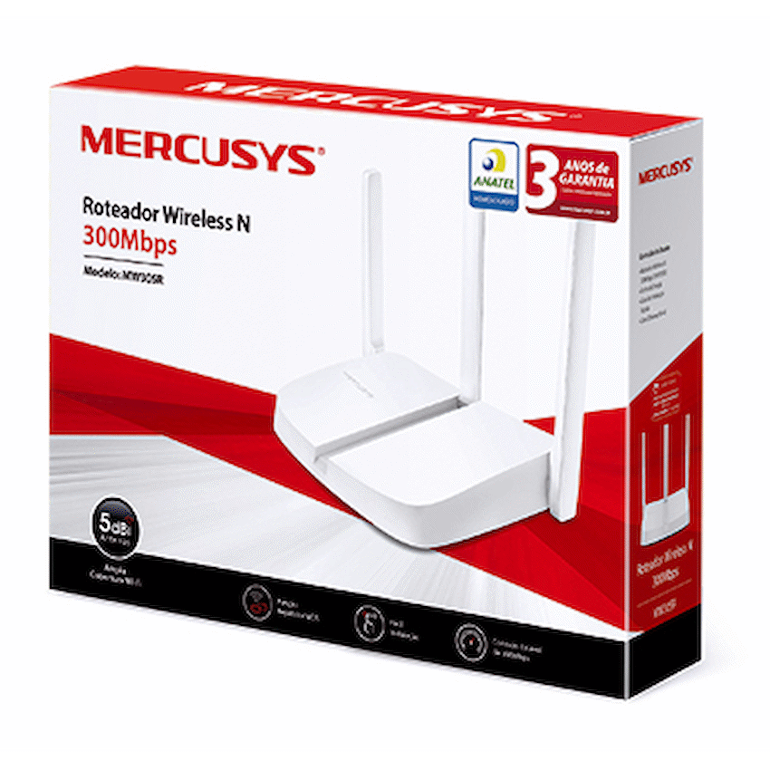 GUNMANSA Mercusys MW305R 300Mbps Wireless N Router White