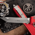 GUNMANSA Microtech 123-10APRD Ultratech T/E - Red Handle - Apocalyptic Blade