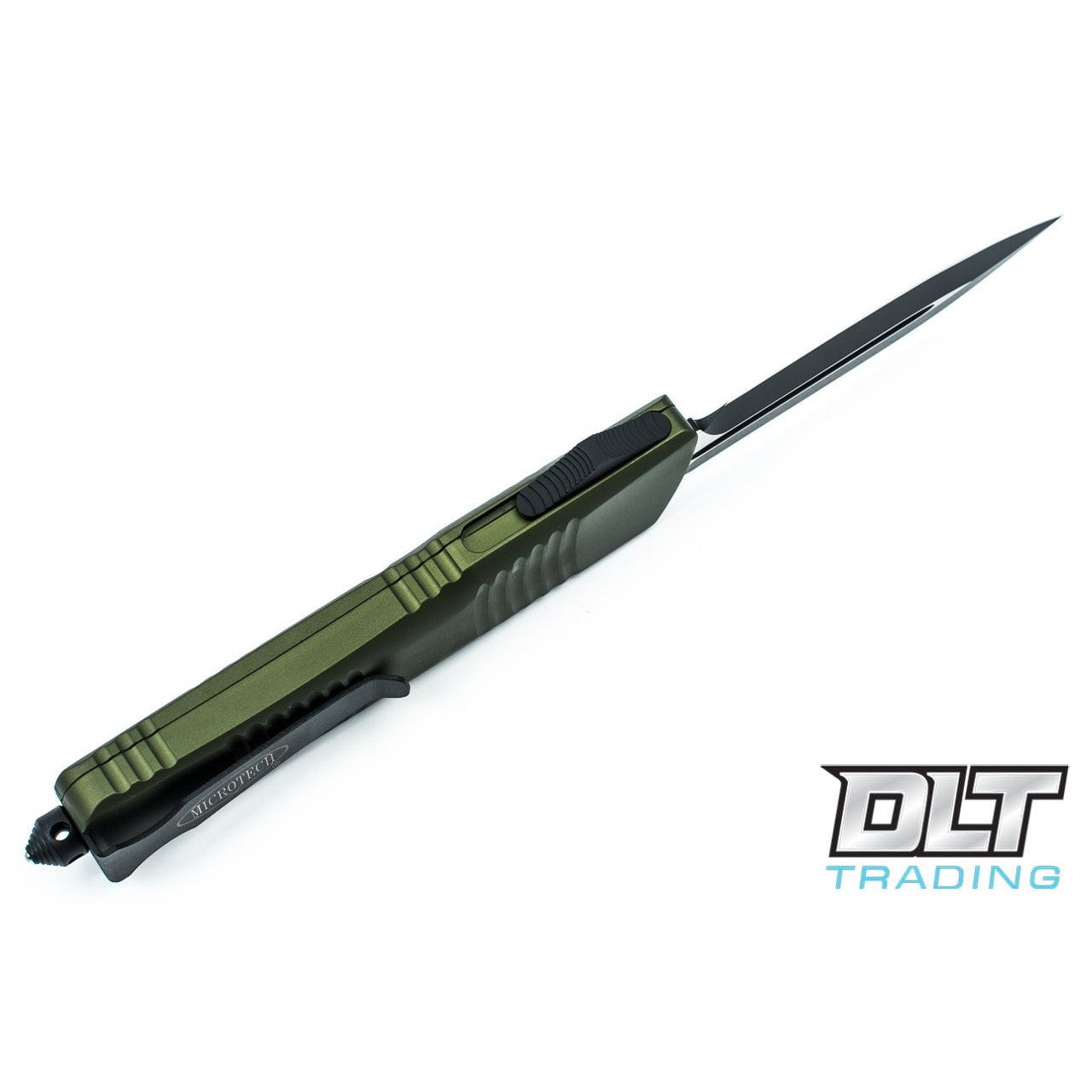 GUNMANSA Microtech 142-1OD Combat Troodon D/E - OD Green Handle - Black Blade