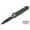 GUNMANSA Microtech 142-1OD Combat Troodon D/E - OD Green Handle - Black Blade