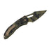 GUNMANSA Microtech 169-1OCS Stitch S/E - Olive Green Camo Handle | Blade