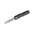 GUNMANSA Microtech 232-10 UTX-85 AUTO OTF Knife – Stonewashed Double Edge Blade