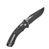 GUNMANSA MICROTECH AMPHIBIAN RAM-LOK BLACK STD G-10 BLACK - 137RL-1FLGTBK