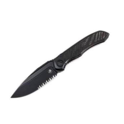 GUNMANSA Microtech Anax Manual Folding Knife – 190C-2DLCTCFITI