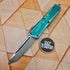 GUNMANSA Microtech Bounty Hunter Green Apocalyptic Combat Troodon – 144-10Bh