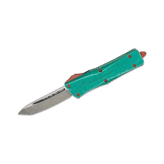 GUNMANSA Microtech Bounty Hunter Green Apocalyptic Combat Troodon – 144-10Bh