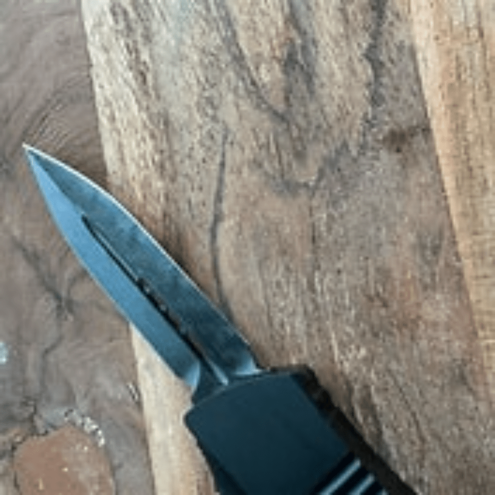 GUNMANSA Microtech Combat Troodon D/E Shadow Damascus Standard – 142-16DLCTSH
