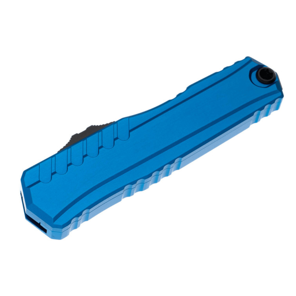 GUNMANSA Microtech Cypher II D/E Black Standard Blue (1242-1Bl)
