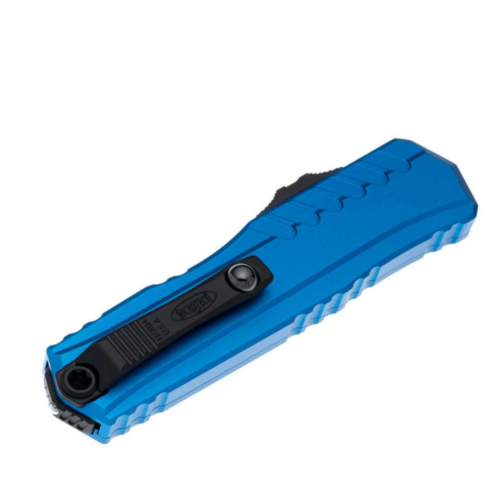 GUNMANSA Microtech Cypher II D/E Black Standard Blue (1242-1Bl)
