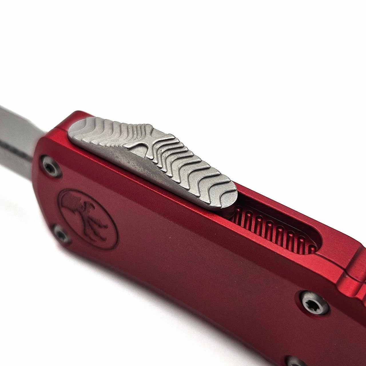 GUNMANSA Microtech Hera® II Mini D/E Red Stonewash Standard – 1702M-10RD