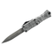 GUNMANSA Microtech Hera II Mini D/E Signature Series Brushed Metal Bats Standard – 1702M-1BMHWBAS