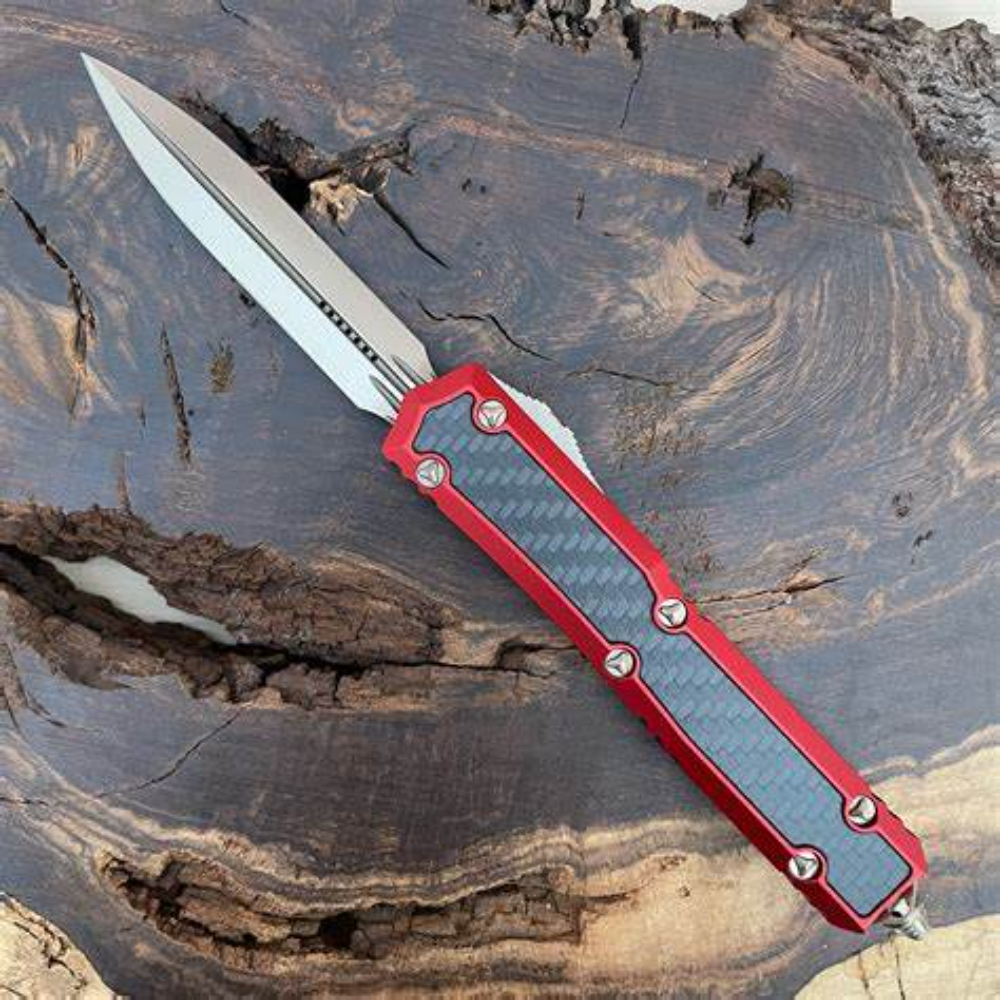 GUNMANSA Microtech Makora Bronze Carbon Fiber 206-13RDCFIS