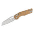 GUNMANSA Microtech MSI® S/E Fluted G-10 Tan Stonewash Partial Serrated - 210-11FLGTTA