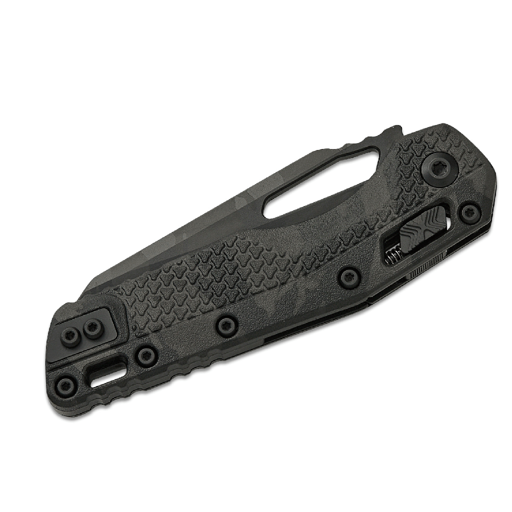 GUNMANSA Microtech  Msi S/E Standard Polymer Tri Grip Midnight Tiger Camo-210T-1PMMTC-X8Z4