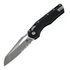 GUNMANSA Microtech Msi S/E Tri-Grip Injection Molded Black Apocalyptic  Part Serrated - 210T-11APPMBK