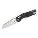GUNMANSA Microtech MSI® S/E Tri-Grip Injection Molded Black Stonewash Full Serrated – 210T-12PMBK