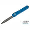 GUNMANSA Microtech Ultratech d/e apocalyptic blue – 122-10APBL