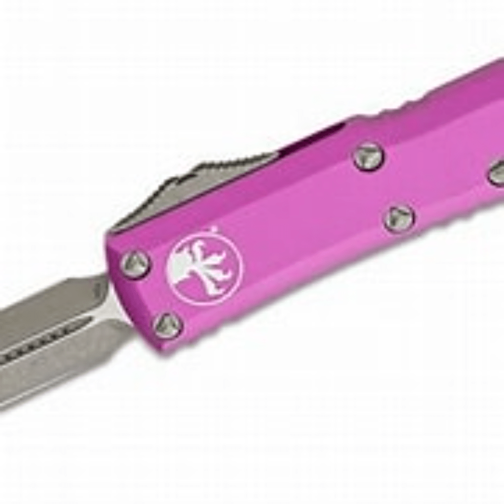 GUNMANSA Microtech UTX-85® D/E Violet Apocalyptic® Standard – 232-10APVI