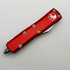 GUNMANSA Microtech UTX-85 T/E Stonewash Partial Serration Red – 233-11RD