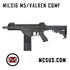 GUNMANSA Milsig/Valken Paintball Gun Milsig M5 Valken Paintball Gas Rifle (Full-Semi Auto|CO2|20|300FPS|11J|.50 CAL)
