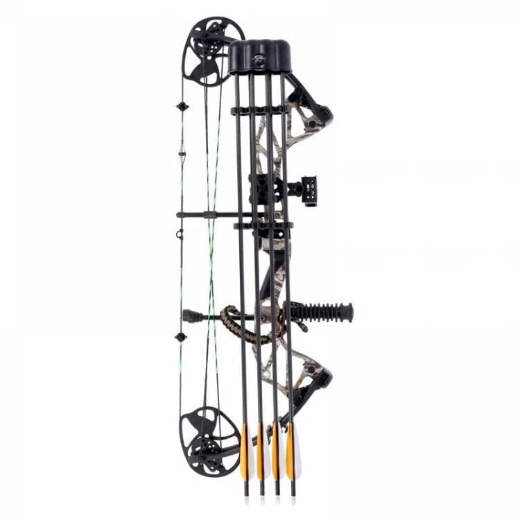 GUNMANSA MK-CBA5FC-KIT 70 lbs Compound Bow THORNS FC CAMO RISER / BLACK LIMB Comes with Fiber optic sight